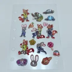 即購入◎ ズートピア 初期版 ボンボンドロップシール ニックジュディ おすそ分け