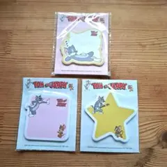 トムとジェリー 付箋 メモ帳3種セット