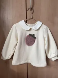 【未使タグ付き】プティマイン　イチゴ　トレーナー　90サイズ