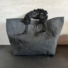 美品LUDLOWチュールカゴバッグ黒 black 美品LUDLOWチュールカゴバッグ黒 black - メルカリ