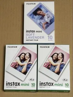 FUJIFILM instax mini チェキフィルム 10シート 3個セット