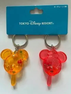 東京ディズニーリゾート ミッキー　キーチェーン　 2個セットのサムネイル