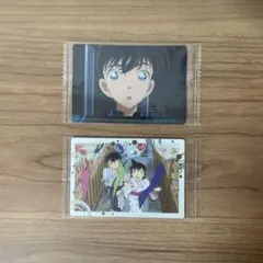 【未開封】名探偵コナン カード 2枚セット（工藤新一 ／ 毛利蘭 浴衣）