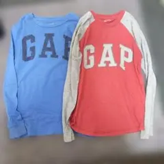 GAPギャップ　 長袖カットソー 赤/青 2枚セット