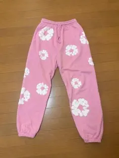 DENIM TEARS ピンク 花柄 スウェットパンツ S - メルカリ