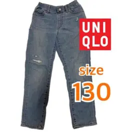 UNIQLO ダメージ加工 ジーンズ 130サイズ