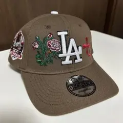 ニューエラ　ロサンゼルスドジャース　ローズキャップ　9FORTY