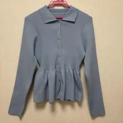 ペプラム ニット