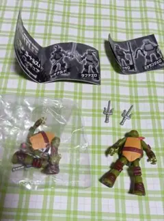 ミュータントタートルズ　アクションフィギュア　ガチャガチャ　ラファエロ