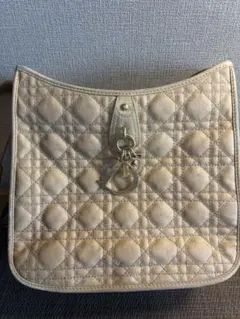 Christian Dior カナージュ ハンドバッグ ベージュのサムネイル
