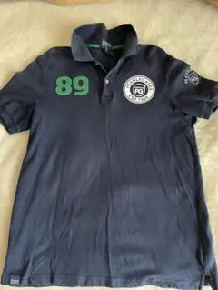 PEARLYGATESネイビー半袖ポロシャツ メンズ