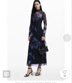 sacai サカイ シアープリーツワンピース チェック アシンメトリー