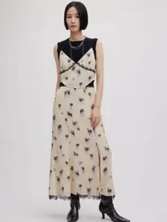 【Ameri vintage】CLARA SATIN CAMI DRESS