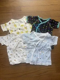 50~60cm 新生児ベビー用短肌着 4枚セット