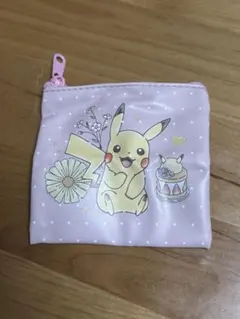 ピカチュウ ポーチ ピンク