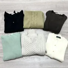 オフィスカジュアル まとめ売り トップス　ブラウス　ニット　カーディガン　秋冬