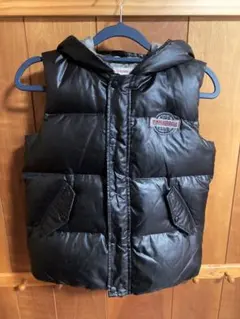 ティンカーベル　ジュニアダウンベスト　黒　130