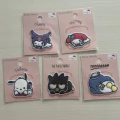サンリオ パイルワッペン　シール　5点セット　セリア