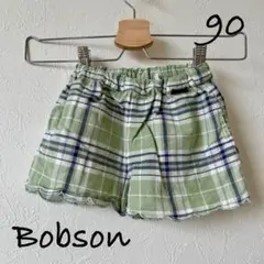 Bobson チェック柄 パンツ 90のサムネイル