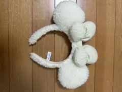 ミッキー型アイボリーカチューシャ ディズニー