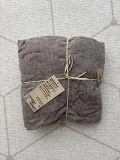 無印良品　シングル ボックスシーツ グレー系