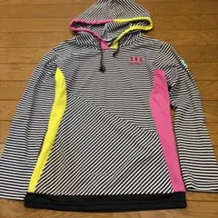 umbro ボーダー柄 パーカー フーディー
