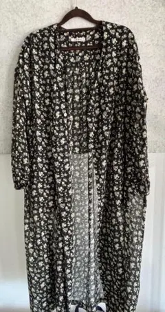 美品☆ JOURNAL STANDARD フラワープリント シースルーワンピース