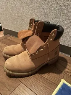 Timberland ベージュレザーブーツ　プレミアム