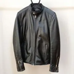 レザージャケット　羊革　黒　Sサイズ
