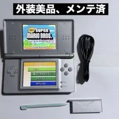 ニンテンドーDslite グロスシルバー 外装美品、動作確認済み、メンテ済