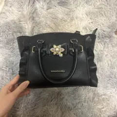 SAMANTHAVEGA ビジューリボンフラッター ミニ