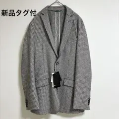 新品タグ付 MONSIEUR NICOLE テーラードジャケット 総柄 46