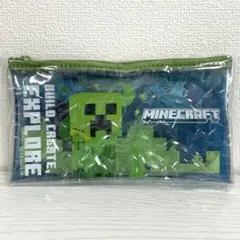 【新品未開封】マインクラフト ビニールフラットポーチ クリーパー マイクラ 筆箱