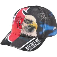 シュプリームマルジェラコラボキャップ黒赤