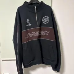 SANTA CRUZ ハーフジップ トレーナー Lサイズ