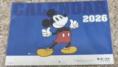 ミッキーマウス壁掛けカレンダー 2026