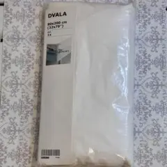 イケア IKEA DVALA ボックスシーツ 80x200 セミシングル 白