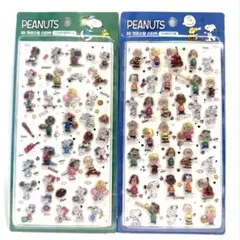 韓国 限定 スヌーピー ボンボンドロップシール 2枚セット