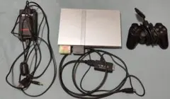 SONY 薄型PlayStation 2 本体 メモリーカード2枚、ソフト付
