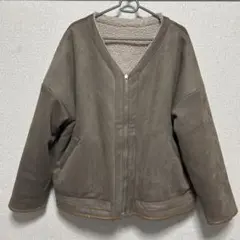 RETRO GIRL ムートン、ボアリバーシブルジャケット