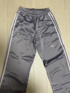 adidas アディダス　ジャージ　グレー　水色　ライトブルー