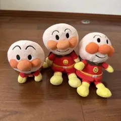値下げしました！アンパンマンぬいぐるみ　まとめ売り（3点）