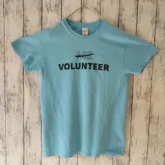 アメリカ古着　半袖Tシャツ　GILDAN　S　MS　　水色のサムネイル