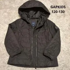 GAP キッズ フード付き 中綿ダウン サイズS 120 130　アウター　BK