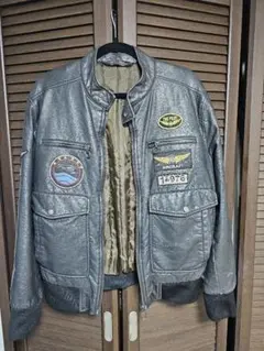 ZARA ビンテージ風 フライトジャケット