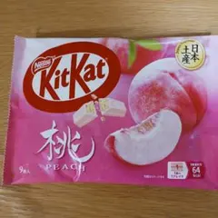 【日本限定】KitKat Peach 個包装9枚入りのサムネイル