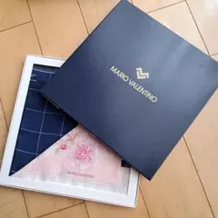 MARIOVALENTINO ヴァレンティノ　ブランドハンカチ　綿100％日本製