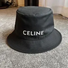 CELINE セリーヌ バケハ ブラック バケットハット Lサイズ