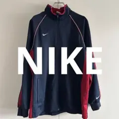 古着 ナイキ トラックジャケット M 実寸L相当 切替 刺繍ロゴ 00s