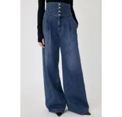 完売品 moussy CORSET DESIGN BAGGY Lサイズ 2のサムネイル